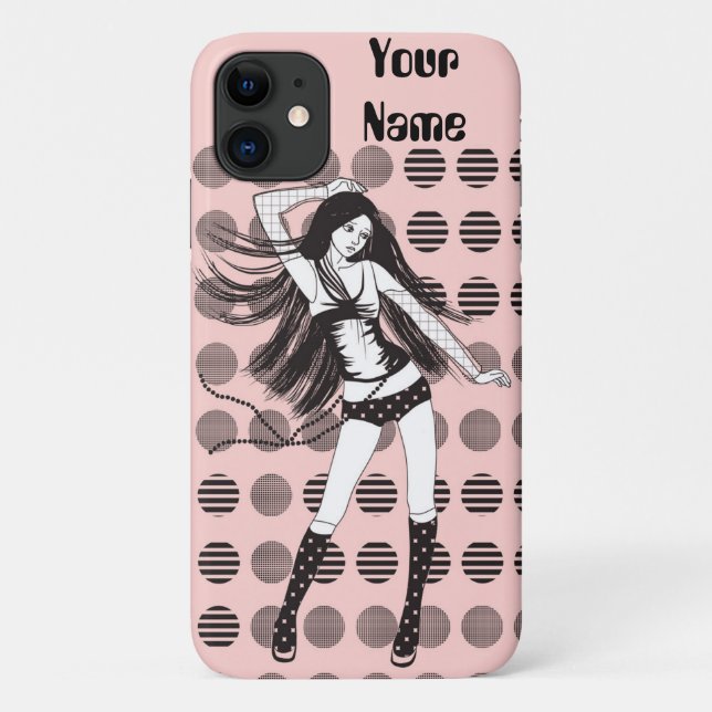Funda De Case-Mate Para iPhone novia bailarina rosa (Reverso)