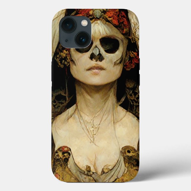 Funda De Case-Mate Para iPhone Novia De La Muerte Horror Gótico (Reverso )