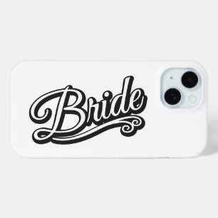 Funda Para iPhone 15 Novia en blanco y negro