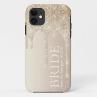 Novia Futuro Sra. Gold Glitter Goteo