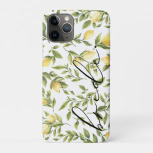 Funda Para iPhone 11 Pro Novia Limón Amarillo Despedida de Soltera Mediterr