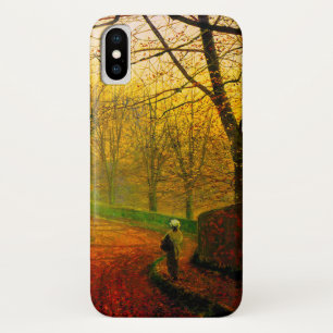 Funda Para iPhone X Noviembre por la tarde Stapleton Park Grimshaw