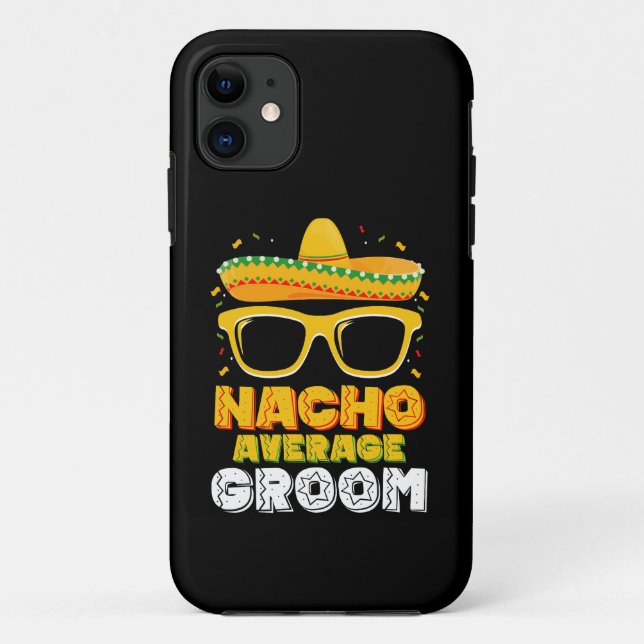 Funda De Case-Mate Para iPhone Novio no promedio Boda Cinco de Mayo (Reverso)