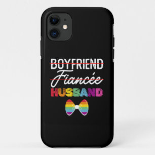 Funda Para iPhone 11 Novio Prometido Esposo Matrimonio Gay Novio LGBTQ