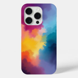 Funda Para iPhone 15 Pro Nube abstracta vibrante