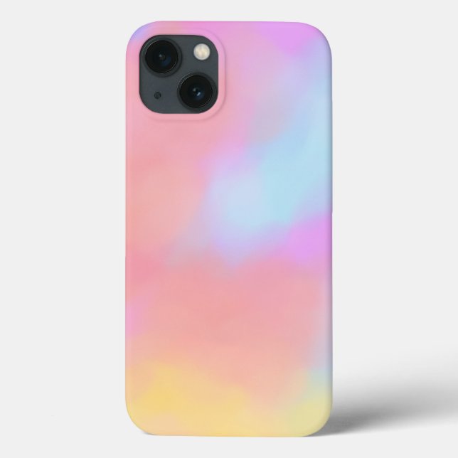 Funda De Case-Mate Para iPhone nube de arcoíris (Reverso)