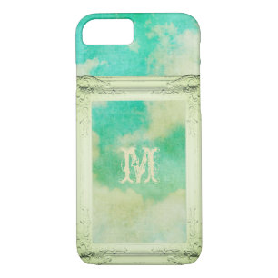 Funda Para iPhone 8/7 Nube de cielos victorianos pintando elegante verde