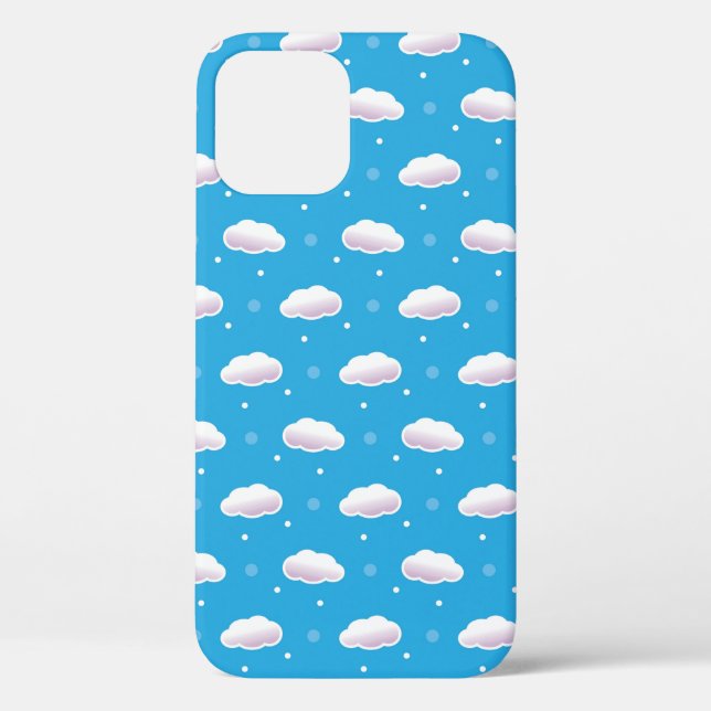 Funda De Case-Mate Para iPhone Nubes (Reverso )