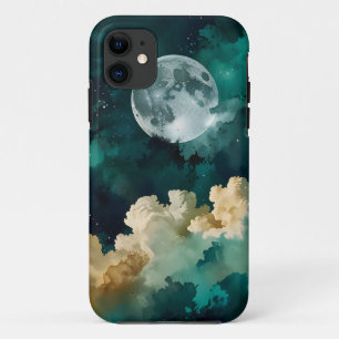 Funda Para iPhone 11 Nubes bajo la luna