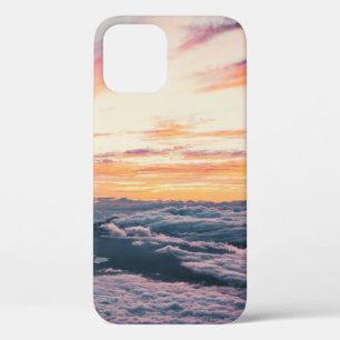 FUNDA PARA iPhone 12 NUBES BLANCOS A LA HORA DE GOLDEN