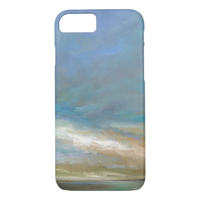 Funda De Case-Mate Para iPhone Nubes costeras con océano (Reverso)