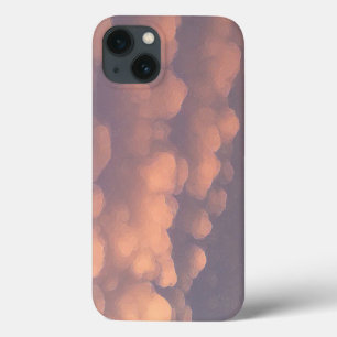 Funda Para iPhone 13 Nubes de bolas de algodón rosadas