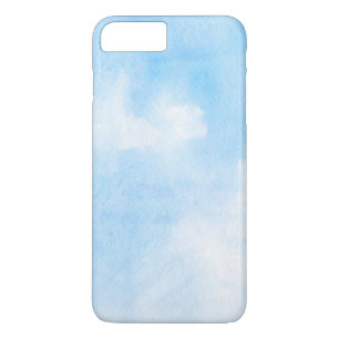 Funda Para iPhone 8 Plus/7 Plus Nubes de la acuarela y fondo del cielo