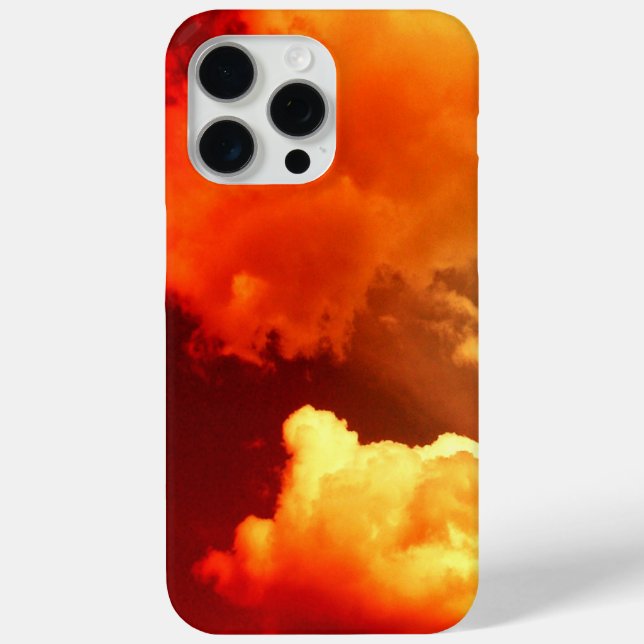 FUNDA DE Case-Mate PARA iPhone NUBES EN CIELO ROJO NARANJA AMARILLO (Reverso )