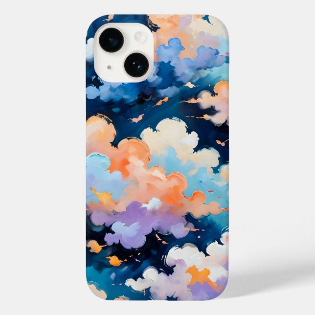 Funda De Case-Mate Para iPhone Nubes en movimiento (Reverso )