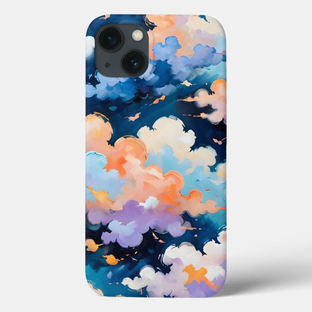 Funda De Case-Mate Para iPhone Nubes en movimiento (Reverso)