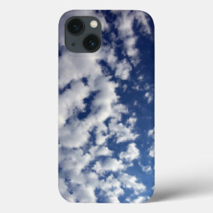 Funda Para iPhone 13 Nubes Esponjosas En Cielo Azul