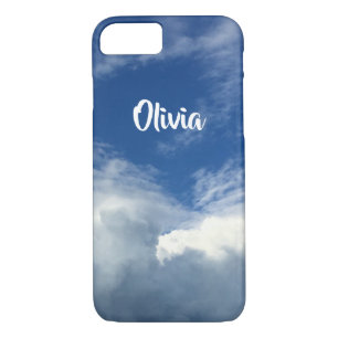 Funda Para iPhone 8/7 Nubes gordas magníficas en un cielo azul y blanco,