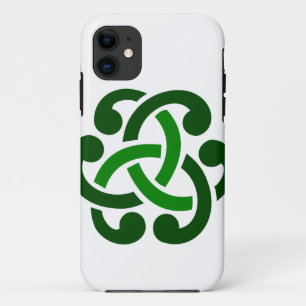 Funda Para iPhone 11 Nudo celta verde oscuro