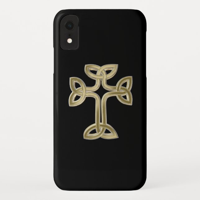 Funda De Case-Mate Para iPhone Nudo de cruz celta (Reverso)