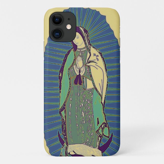 Funda De Case-Mate Para iPhone nuestra dama de guadalupe (Reverso)