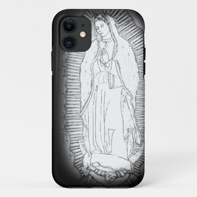 Funda De Case-Mate Para iPhone nuestra dama de guadalupe (Reverso)