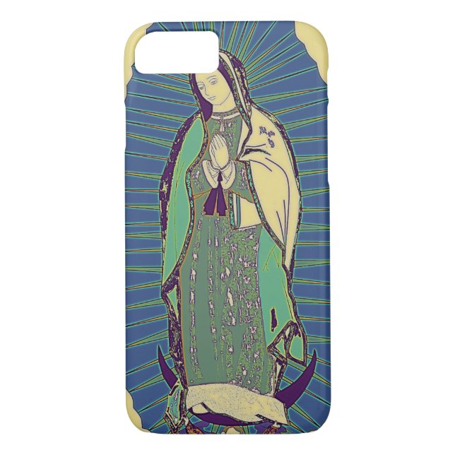 Funda De Case-Mate Para iPhone nuestra dama de guadalupe (Reverso)