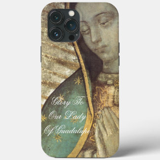 Funda Para iPhone 13 Pro Max NUESTRA MUJER DE GUADALUPE Funda-Mate iPhone CASE