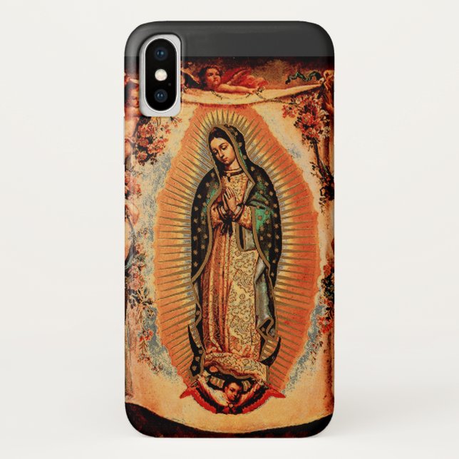 Funda De Case-Mate Para iPhone Nuestra señora de Guadalupe (Reverso)
