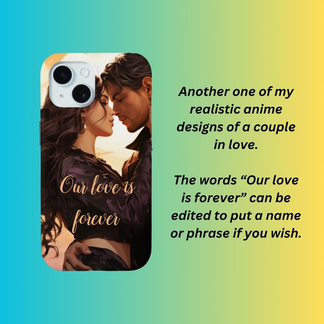 Funda De Case-Mate Para iPhone Nuestro amor es para siempre (Subido por el creador)