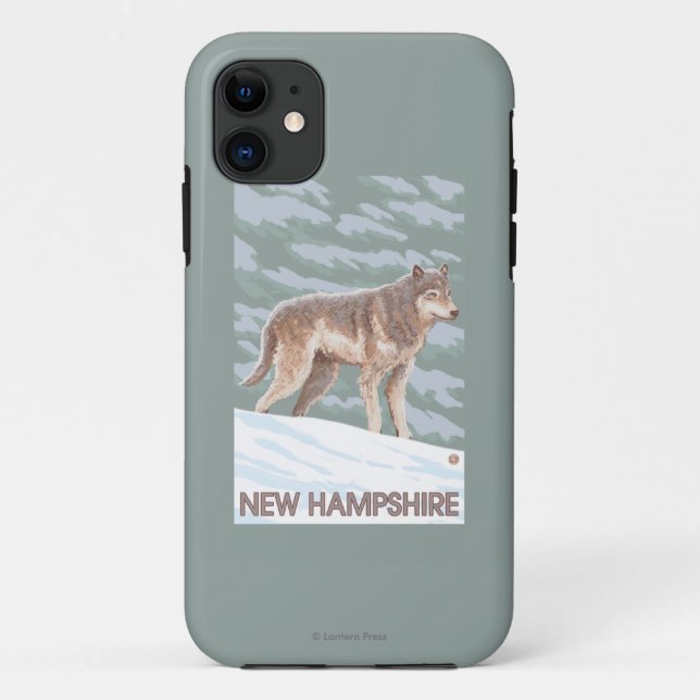 Funda De Case-Mate Para iPhone Nueva escena de HampshireWolf (Reverso)