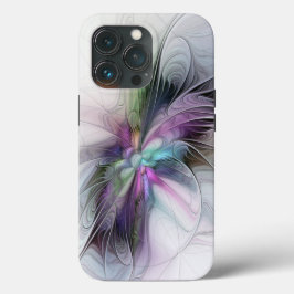 Funda Para iPhone 13 Pro Nueva vida, colorida abstracción de fantasía artís