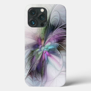 Funda Para iPhone 13 Pro Nueva vida, colorida abstracción de fantasía artís