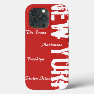 Funda Para iPhone 13 Pro Nueva York - Boroughs 2 - Funda-Mate de estilo urb