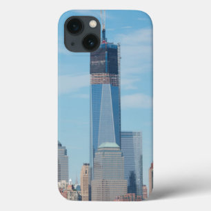 Funda Para iPhone 13 Nueva York. Línea aérea de Manhattan City