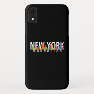 Funda Para iPhone XR Nueva York Manhattan con palmeras