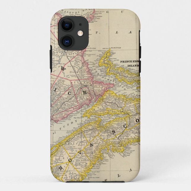 Funda De Case-Mate Para iPhone Nuevo Brunswick, Nueva Escocia (Reverso)