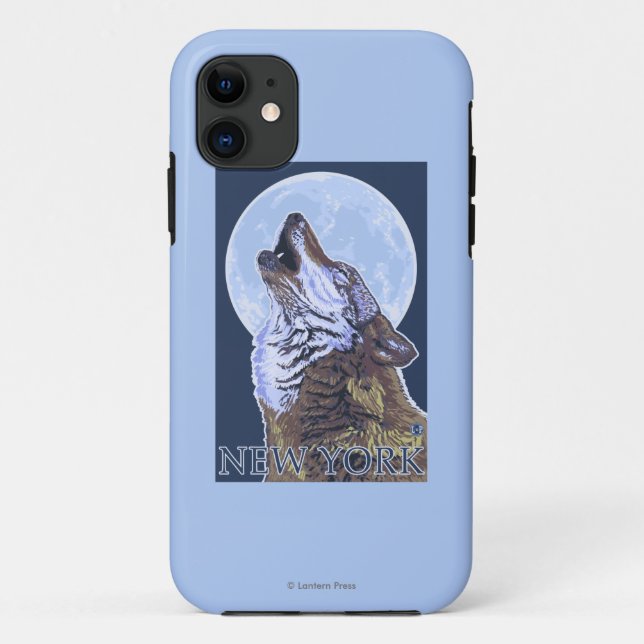 Funda De Case-Mate Para iPhone Nuevo lobo de YorkHowling (Reverso)