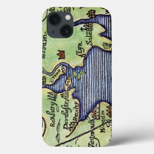 FUNDA PARA iPhone 13 NUEVO MAPA DE INGLATERRA 1677