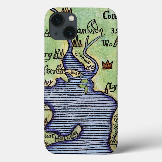 FUNDA DE Case-Mate PARA iPhone NUEVO MAPA DE INGLATERRA 1677 (Reverso)