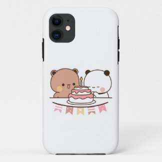 Funda Para iPhone 11 nuevo oso y panda bubu dudu