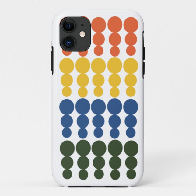 Funda De Case-Mate Para iPhone Nuevos puntos de Pyrex (Reverso)