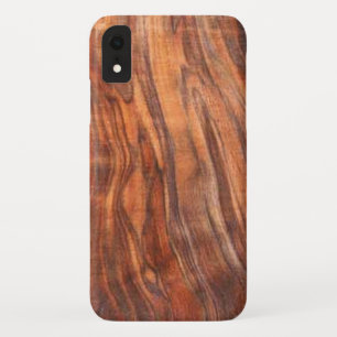 Funda Para iPhone XR Nuez (grano de madera)