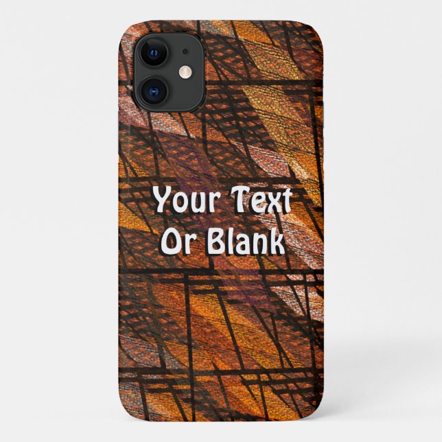 Funda De Case-Mate Para iPhone Número 1 de tejido abstracto (Reverso)