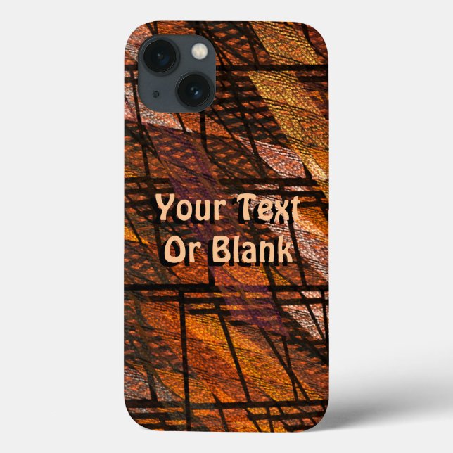 Funda De Case-Mate Para iPhone Número 1 de tejido abstracto (Reverso)