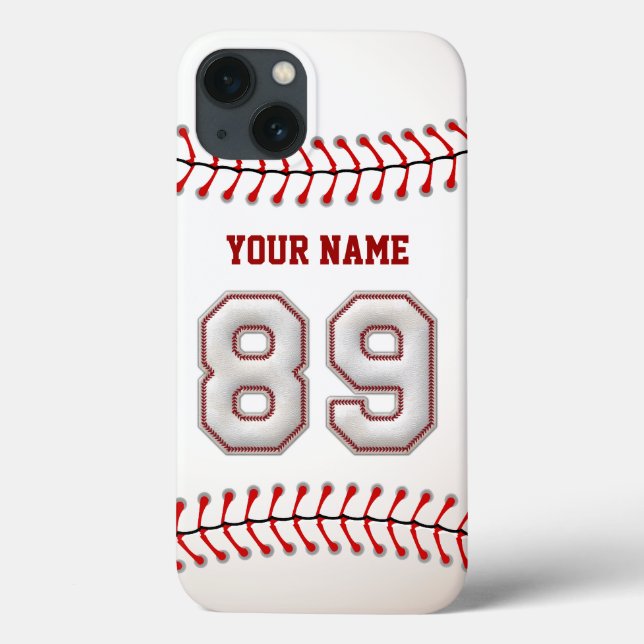 Funda De Case-Mate Para iPhone Número 89 de béisbol con título Guay (Reverso)