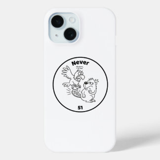Funda Para iPhone 15 Nunca 51 castor vs águila