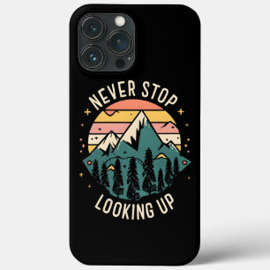 Funda Para iPhone 13 Pro Max Nunca dejes de mirar hacia arriba - Inspiración có