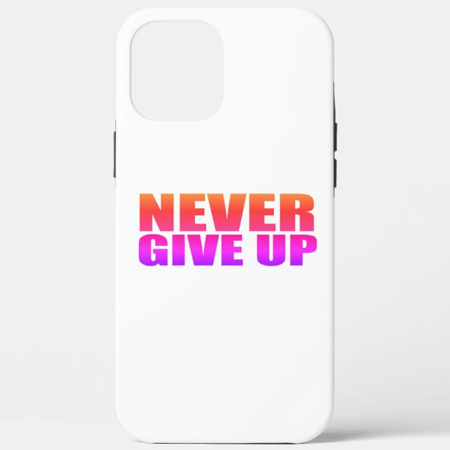 Funda De Case-Mate Para iPhone Nunca rendirse (Reverso )