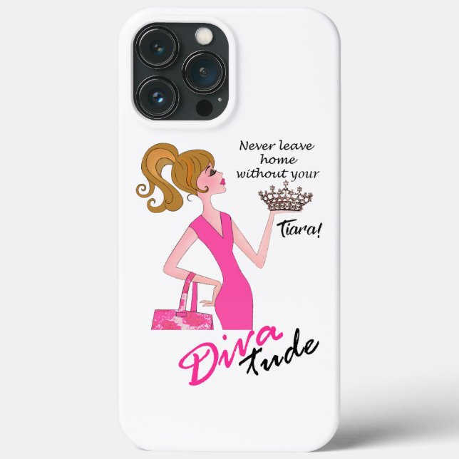 Funda De Case-Mate Para iPhone "¡Nunca salgas de casa sin tu Tiara!" (Reverso )